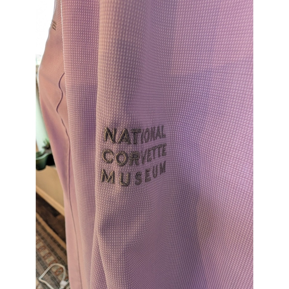 Cutter And Buck Women's Shirt Size XL Button Up Lavender Corvette Museum Logos - Picture 3 of 7